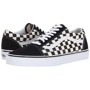 checkerboard vans in size 7.5